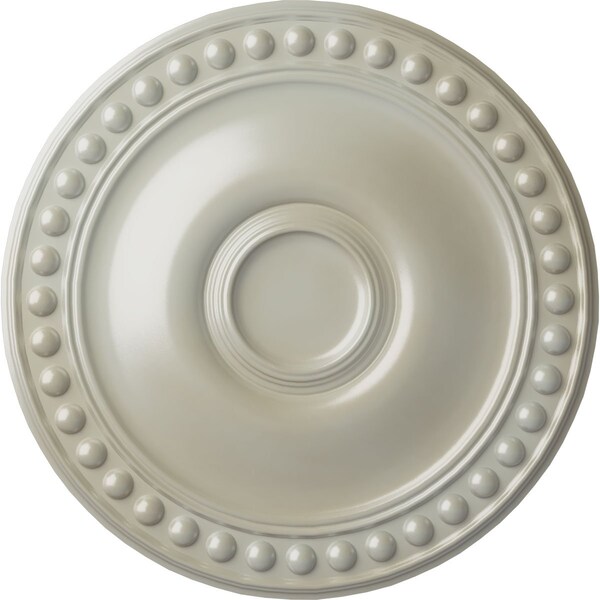 Ekena Millwork Foster Ceiling Medallion (Fits Canopies up to 5 5/8"), Hand-Painted Flash Blue, 19 1/8"OD x 1"P CM19FOFBS - main